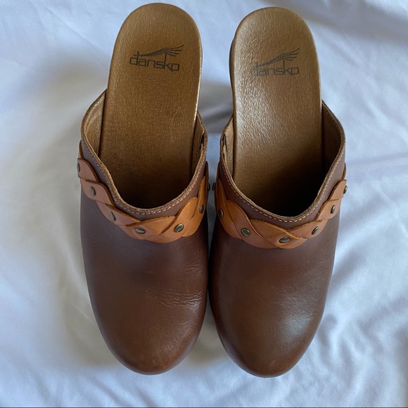 Dansko Rach Leather Clog Brown 39 - Picture 3 of 14